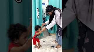 Gait Training  DrN  Physio Nandini ytshorts physiotharapist baby cpchild shorts newyoutuber [upl. by Yeclehc]