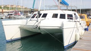 £140k Broadblue 385 Catamaran Virtual Reality Tour [upl. by Akerdnahs]