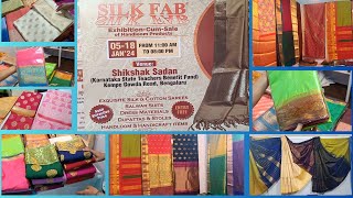 SILKFAB Exhibition CumSale of Handloom Products [upl. by Belamy]