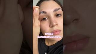 DIY brow lamination using ICONSIGN Lash amp Brow Lift Kit💕Product link in my bio 😘 [upl. by Erdreid]