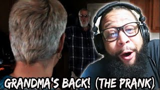 GRANDMAS BACK THE PRANK  REACTION [upl. by Kalindi]