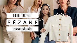 SEZANE COLLECTION  Reviewing the BEST Essentials from Sezane [upl. by Ahsel]