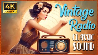 Vintage Radio  Classic 1920s 1930s Old Swing Jazz Sound [upl. by Nehemiah]