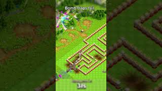 Barbarians Beat Bombs 💥 Clash of Clans ClashShorts [upl. by Skinner]