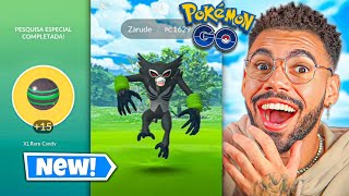 CONSEGUI DEI UM JEITO DE FARMAR CANDY DE ZORUA 🥰😍😱 pokemongo [upl. by Rovner]