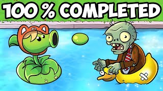 100 completing plants vs zombies [upl. by Alien840]