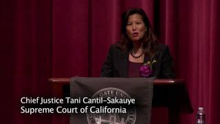 Chief Justice Tani CantilSakauye Supreme Court of California Keynote Part 1 of 2 [upl. by Mame]