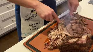 Pulled Pork Shoulder In Indoor Oven [upl. by Erreid]