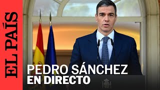 DIRECTO  Pedro Sánchez comparece en La Moncloa para hacer balance del curso político  EL PAÍS [upl. by Massimo]