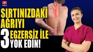 SIRT AÄRINIZI YOK EDÄ°N 3 Kolay Egzersiz [upl. by Aronid]