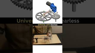 universal joint gearless solidworks 3d 3ddesign 3danimation shorts [upl. by Einhpad]