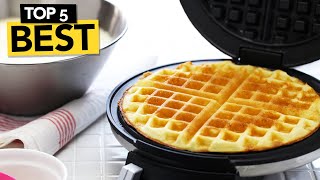 ✅ TOP 5 Best Waffle Maker 2024  Buyers Guide [upl. by Kammerer]