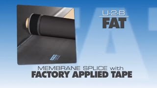 EPDM Membrane Splice wFAT Detail U2B FAT [upl. by Sarson]