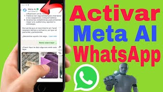 👉quotCOMO TENER META AI EN WHATSAPPquot COMO ACTIVAR META AI EN WHATSAPP whatsapp meta ai [upl. by Sualkcin254]