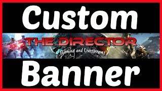 How To Make A Gaming YouTube Banner For Free Super Easy Tutorial [upl. by Aiseneg918]