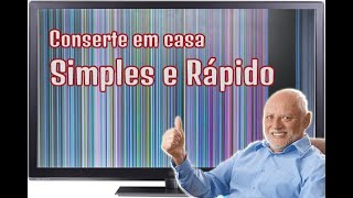 Smart Tv com Linhas na Tela  Conserto Facil [upl. by Eigriv]