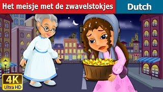 Het meisje met de zwavelstokjes  The Little Match Girl Story in Dutch  Dutch Fairy Tales [upl. by Marylynne]