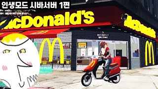 시바서버에 입국했습니다 FiveM 인생모드 RP 시바서버 1편 입국 편 GTA5 유튜브맘마 [upl. by Raclima27]