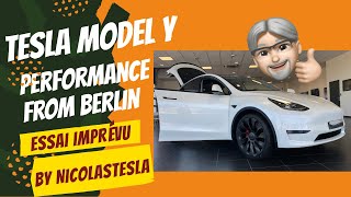 Tesla Model Y Performance From Berlin  Essai imprévu [upl. by Adnam]