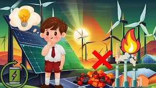 Renewable and Nonrenewable Energy Animated Educational videos Kindergarden Learning video for kids [upl. by Amrita880]