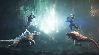 Hollow Earth Fight  Full Scene HD  Godzilla x Kong The New Empire [upl. by Odawa]