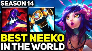 RANK 1 BEST NEEKO IN SEASON 14  AMAZING GAMEPLAY  League of Legends [upl. by Sinnylg]