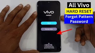 Screen Pattern Unlock or Hard Reset Any Vivo Phone Without Pc 2024 All Android 11121314 [upl. by Anurb701]