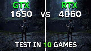 GTX 1650 vs RTX 4060  Test In 10 Games at 1080p  2023 [upl. by Jennie]