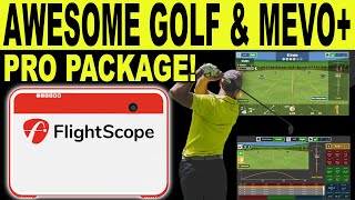 Awesome Golf Simulator Review with Flightscope Mevo Pro Package [upl. by Alarice54]