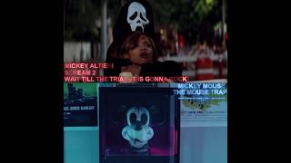 Mickey Altieri VS Mickey Mouse Scream and The Mousetrap edit scream shorts battles ghostface [upl. by Asilehs]