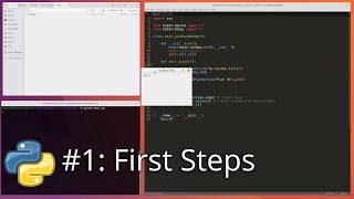 Python GUI Development 1  First Steps [upl. by Illib216]