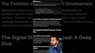 Signals coding programming react javascript ezsnippet shorts [upl. by Akkim]