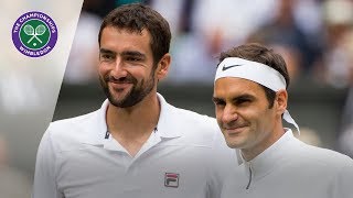 Roger Federer vs Marin Cilic  Wimbledon 2016 Replayed [upl. by Flavius]