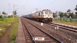 16531 KSR Bengaluru Gareeb Nawaz express with WAP7 going towards Miraj junction MRJ [upl. by Yrdnal]