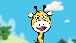 Lincoln the Giraffe Fun Animal Song for Kids [upl. by Yesnyl]