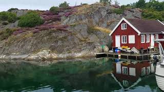 6  CRUISING AROUND SOUTHERN TIP OF NORWAY Lillesand  Kristiansand [upl. by Bard]