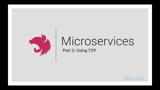 NestJS Microservices  2  Using TCP [upl. by Weinstein655]