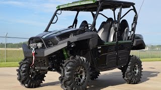 Custom 2015 Kawasaki Teryx4 in Super Black Loaded [upl. by Sumerlin]