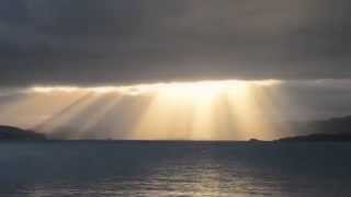 Crepuscular rays timelapse [upl. by Barrada972]