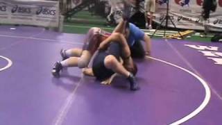 Junior Freestyle 135 Simon Kitzis MA pin Mike Buhl MN [upl. by Aland451]