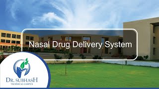 Nasal Drug Delivery System [upl. by Leahcimnaes]