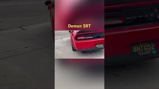 Dodge Demon exhaust shorts srt [upl. by Ettennat594]