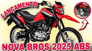 NOVA HONDA BROS 2025  TUDO SOBRE A BROS 160 2025 EM DETALHES [upl. by Angadresma826]