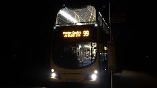 Dublin Bus  Wright Gemini 2 Volvo B9TL  GT123 132D8911  99 to Visitor Centre [upl. by Mathews]