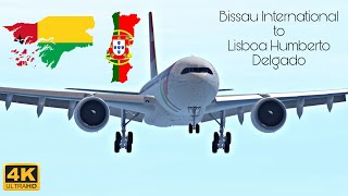 Infinite Flight 215 TAP Portugal Airbus A330900neo Bissau Intl to Lisboa Humberto Delgado 4K [upl. by Ximena]