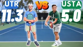 Top Junior in the Nation vs USTA 50 [upl. by Lull970]