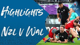 Highlights New Zealand 4017 Wales  Rugby World Cup 2019 [upl. by Sudhir827]