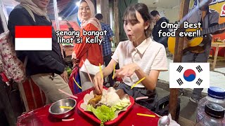 When Korean Girl Tasted Indonesian 🇮🇩 Food for the first time [upl. by Hgielra754]