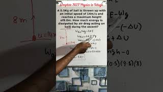 Work Energy and Power  NEET Physics in Telugu  Numerical on Energy46 [upl. by Creamer]