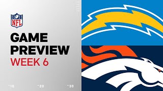 Los Angeles Chargers vs Denver Broncos  2024 Week 6 Game Preview [upl. by Arutek]